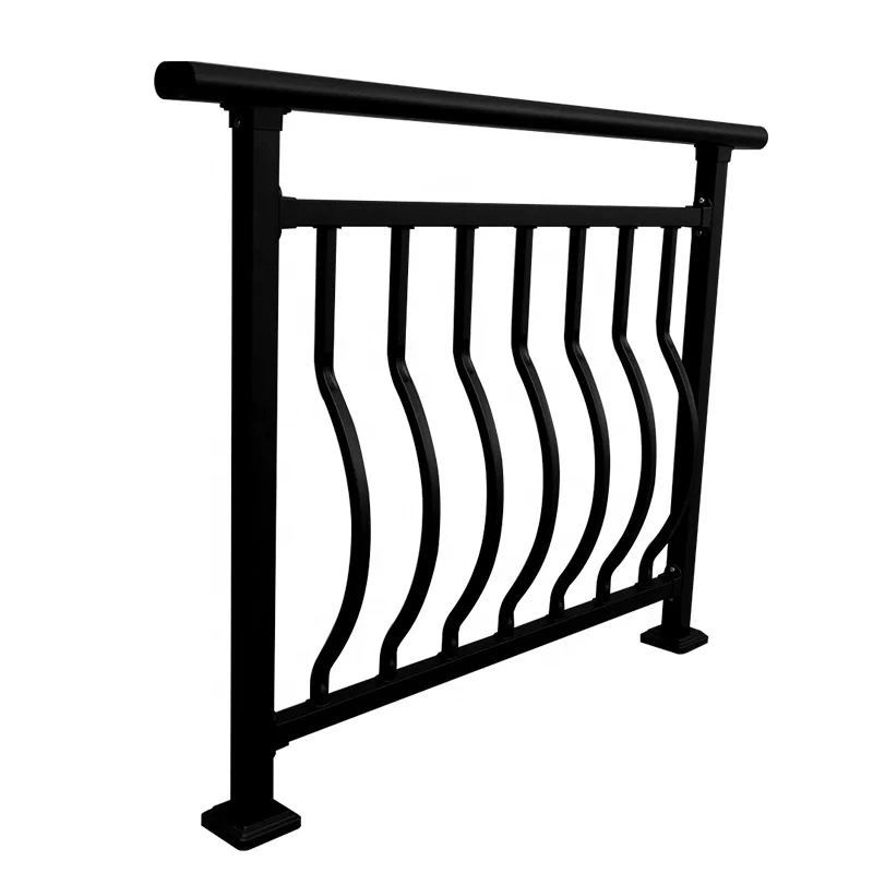 
2021 Simple design steel balcony railing / Stair railing / deck railing / handrails 