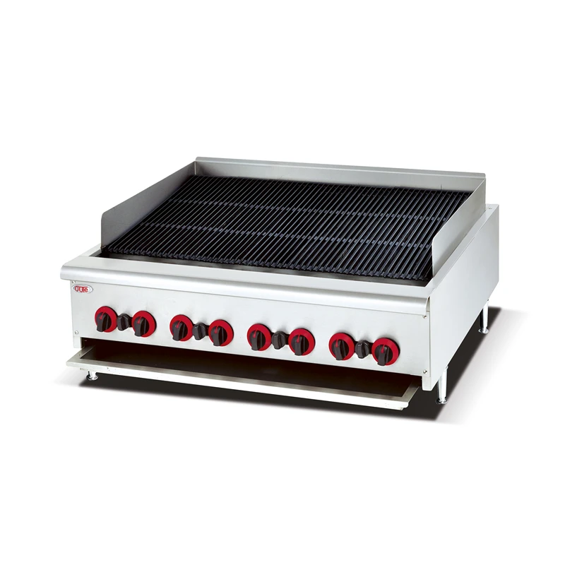 Commercial smokeless barbecue grill kitchen gas primer grill professional restaurant kitchen catering equipment