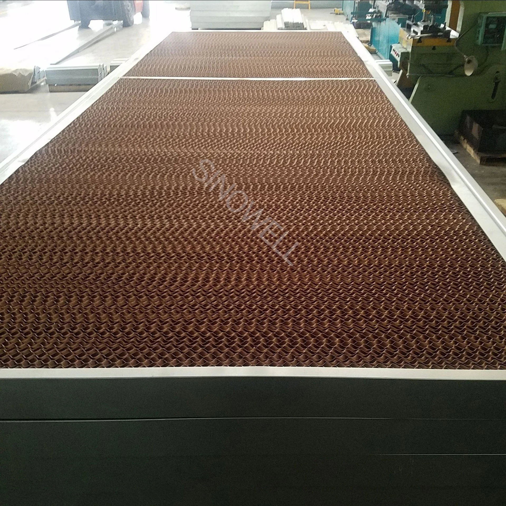 Workshop Cooling System Evaporative Cooling Pad Wet Wall For Greenhouse Powerful Pad-fan Evaporative Cooling System For Industry