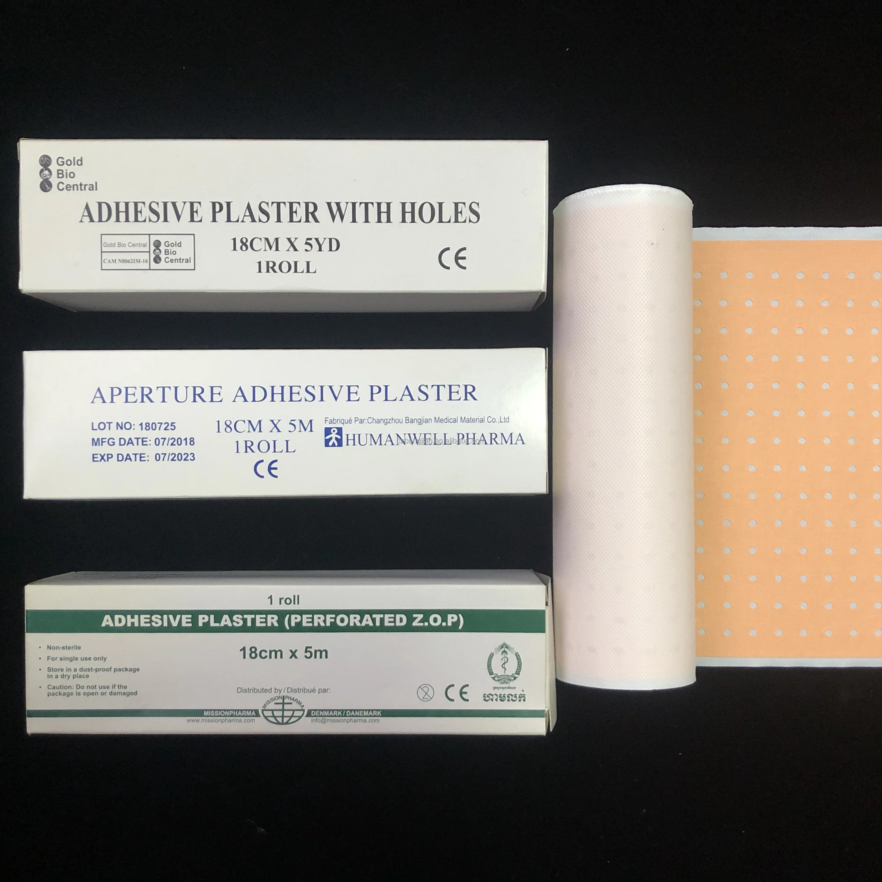 Hot sale perforated/aperture adhesive plaster with zinc oxide