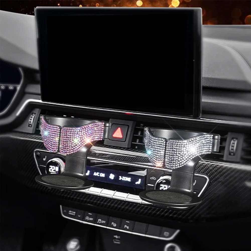 1Piece Car Truck Drink Holders Air Outlet Beverage Rack Bottle Stands Bling Accessories for Girls Water Cup Holder