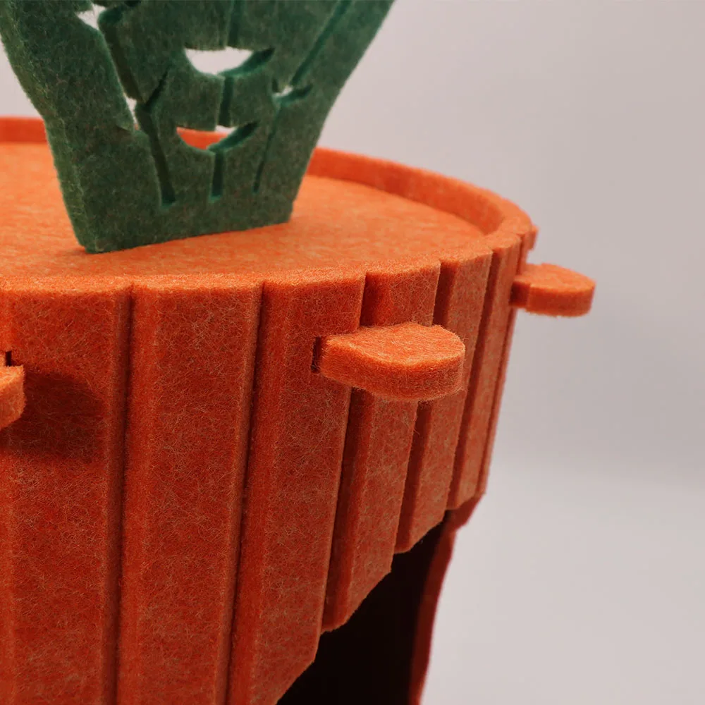 Fashion Cute Pet Home Tree Shape Removable Cat Donut splice  Bed House Nest Pet Felt Cat Tunnel Bed