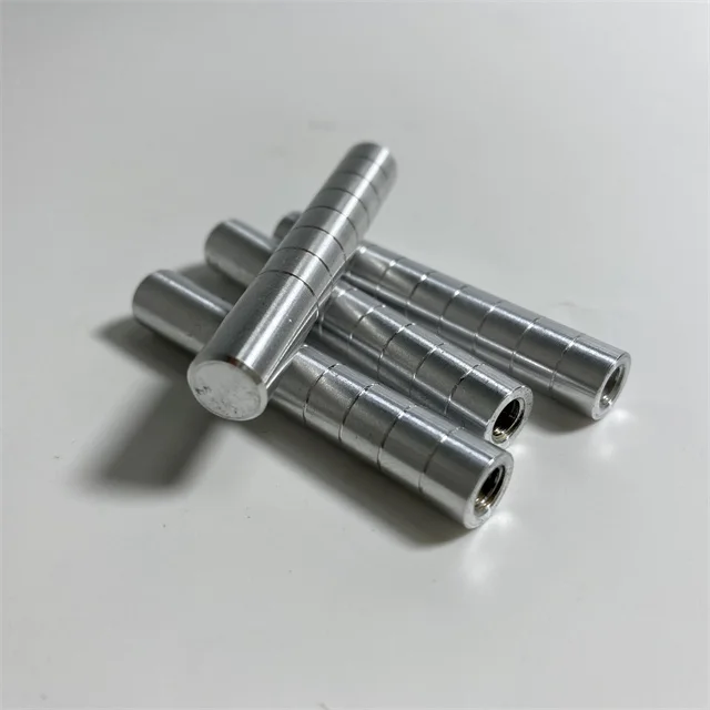 OEM CNC 7075 T6 валы алюминиевая ось токарный длинный алюминиевый