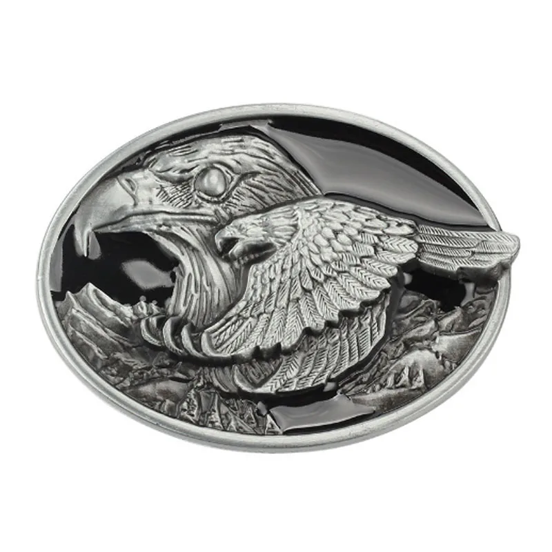The Patriotic Eagle  United State of American Flag Belt Buckle
