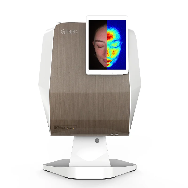 MEICET MC88 Gold Color High Quality Popular Face Skin Analyzer Machine For Skin Clinics