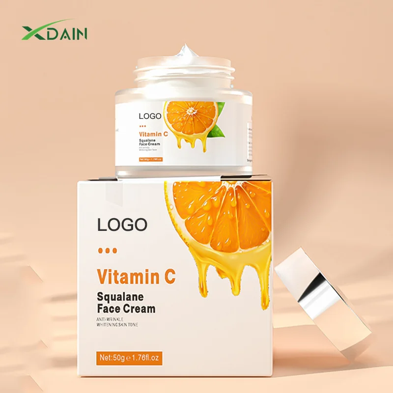 Wholesale Custom Logo Brightening Lightening Skin Care Vitamin C Face Cream Lotion Whitening Cream For WOmen