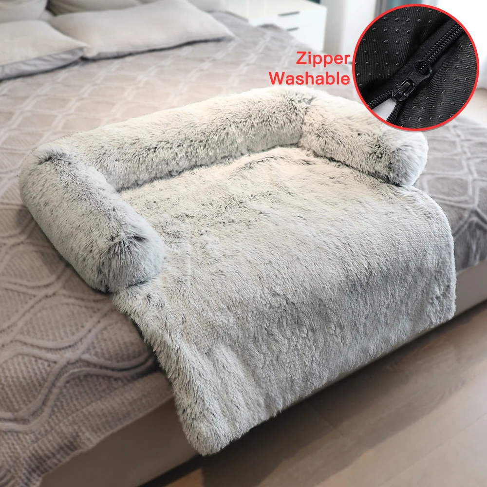 
CF factory multifunctional pet mattress with removable dog plush pillow furret plush Pet Beds & Accessories pet beds dog bed 