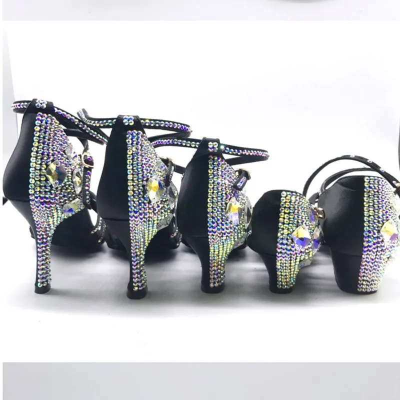 
Sain Upper Professional Dancing Shoes Ballroom Latin Dancing Shoes Rhinestone Salsa Dance Shoes 