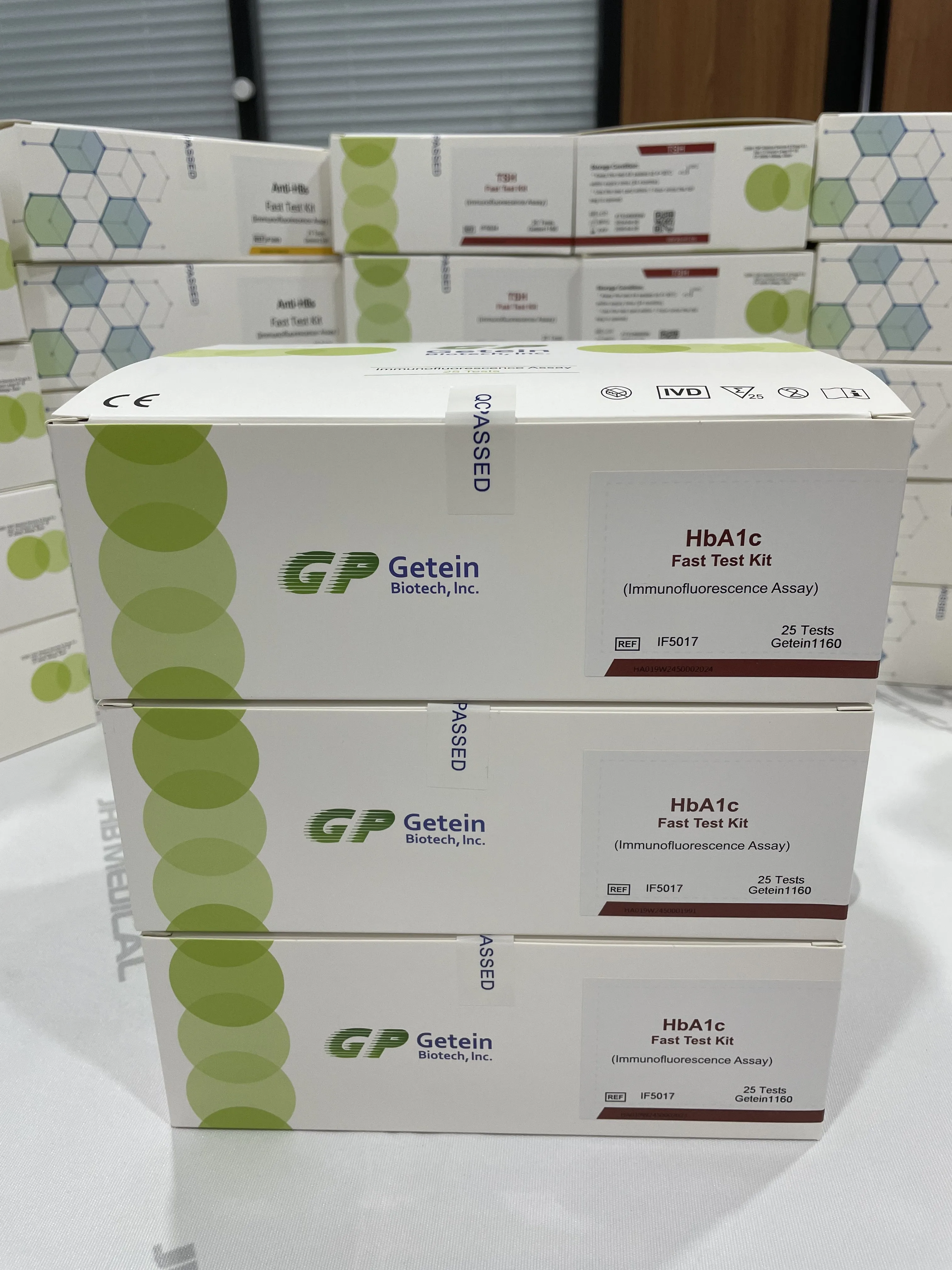 Getein Original Immunofluorescence Quantitative Analyzer Fast Test Kits Reagents HBA1C TSH For Getein 1100