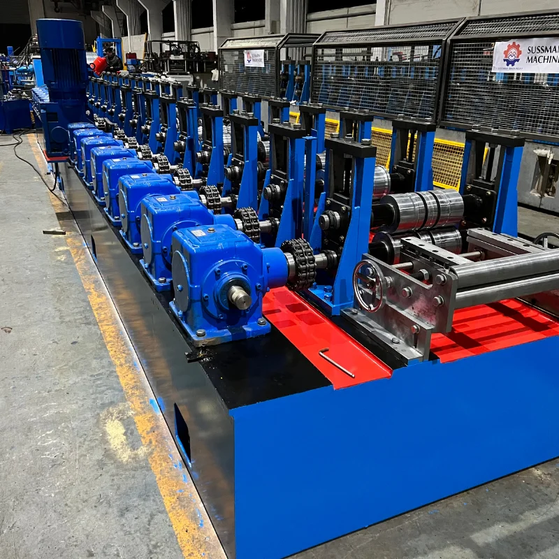 Column 80mm 90mm 110mm Size Warehouse Storage Heavy Duty Selective Pallet Rack Upright Roll Forming Machine