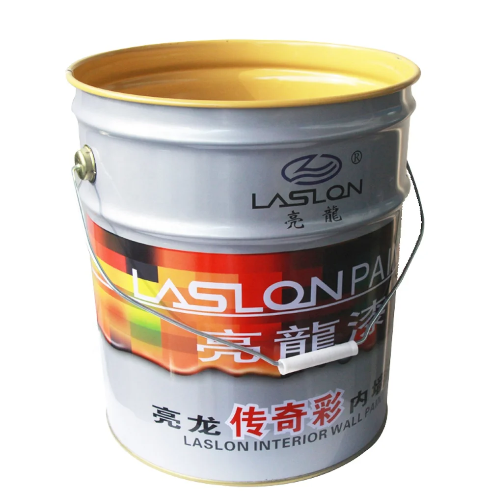 20L tinplate pail metal tin bucket barrel for latex paint coating gasoline and other chemical products