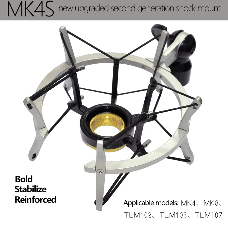 
Metal Spider Shockmount for C01 C01U Pro C03 CL7 MK4 MK8 TLM102 TLM103 TLM107 Microphone Holder Stand 