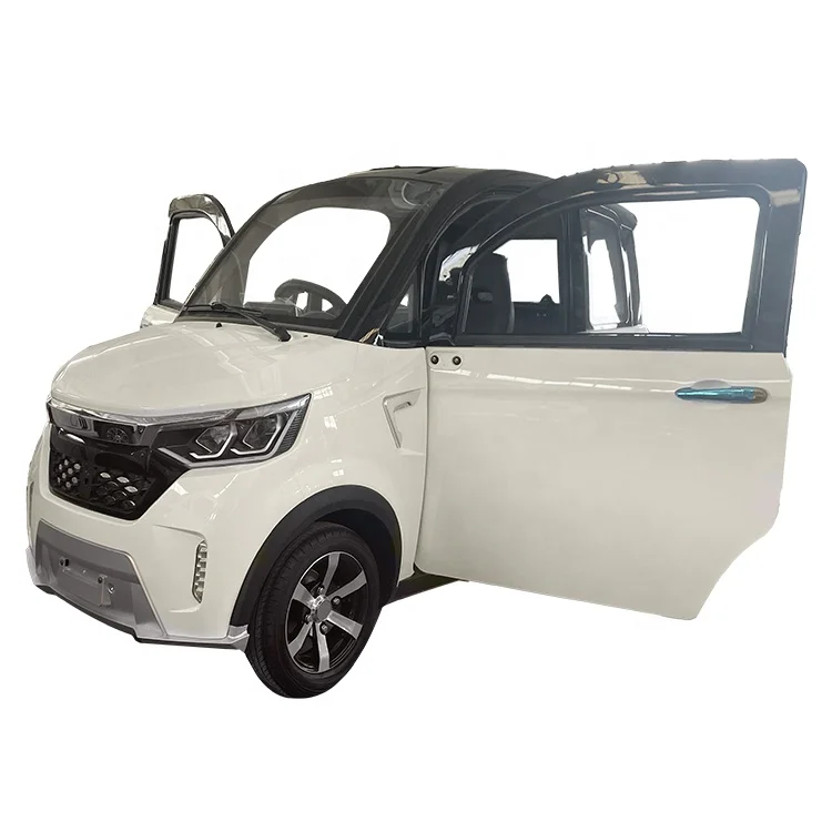 Electric Car 3 Seats Closed Cabin Made in China Electric Vehicle Four Wheels Adult Auto Motives Mini Car