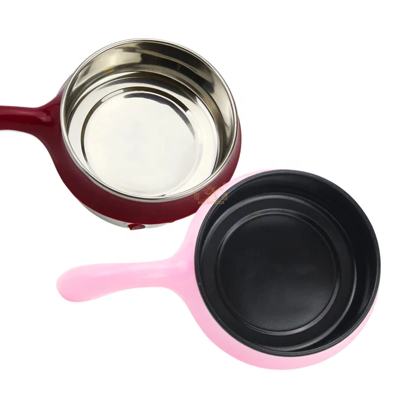 Портативная Удобная сковорода для приготовления соуса, электрическая сковорода из нержавеющей стали с антипригарным покрытием и наконечниками для паровых корзин