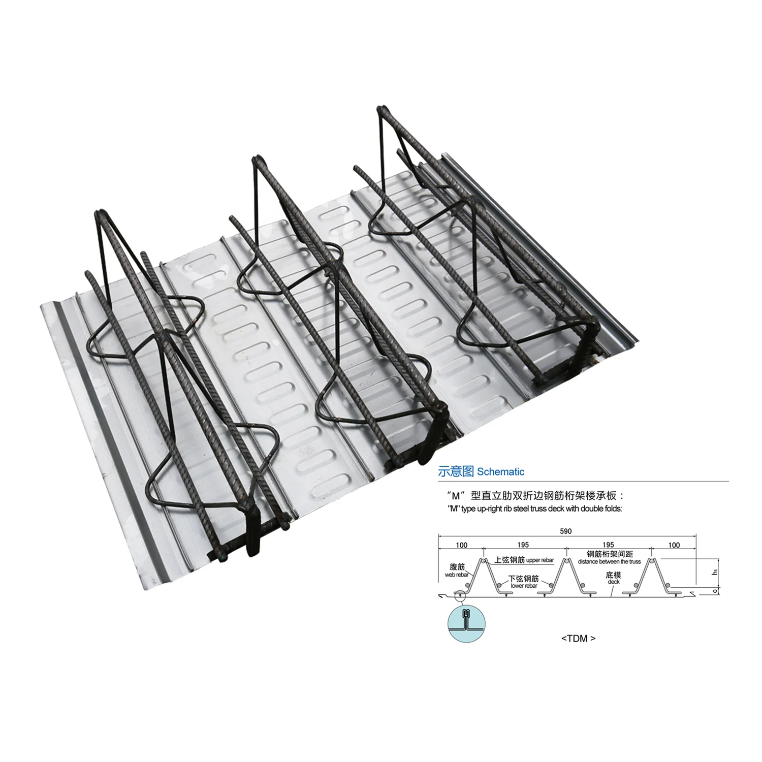Duowei EISPT Truss Floor Decking Sheet Used for Mezzanine