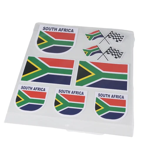 Manufacturers supply country flag logo printing pvc vinyl sticker decal sticker window sticker
