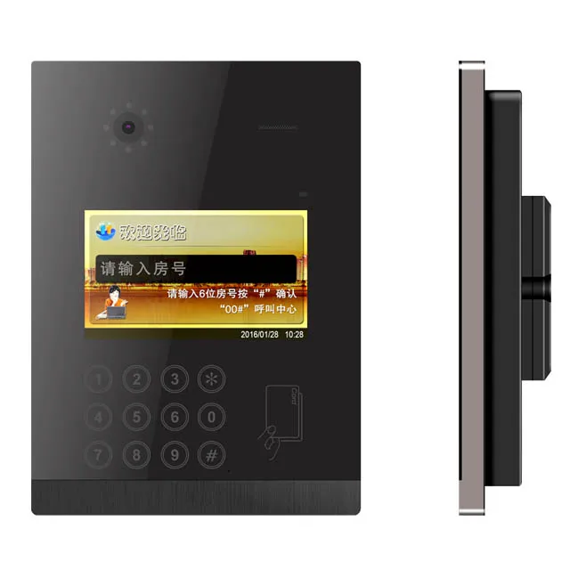 
Smart App Control IP Gate Entry System IP Door Entry System IP Video Door Phone System for Large Apartment Buildings 