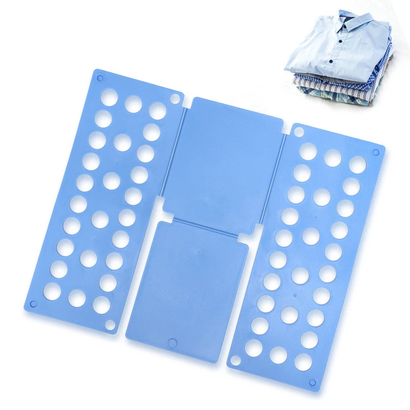 40*48cm Folding shirt board storage Fold clothes Household clothes finishing device Lazy stacking board