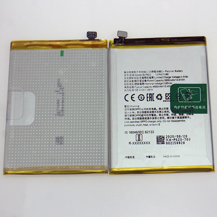 High Quality Control Battery BLP623 CPH1611 F3 PLUS Reno 4 Pro 5g For OPPO