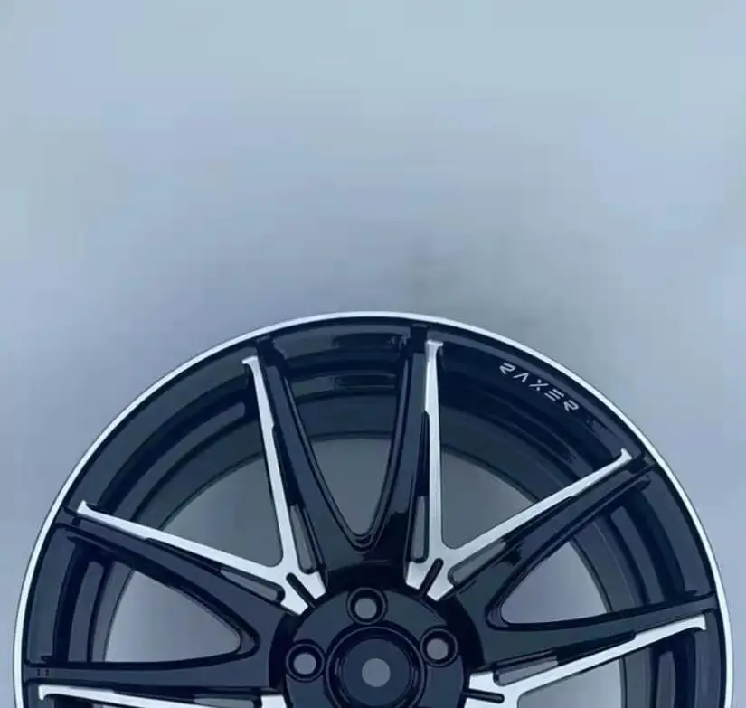 1200 Black Universal Rines Mag Wheel Alloy Car Rims Hoop 17 18 Inch 5 Holes 5x100