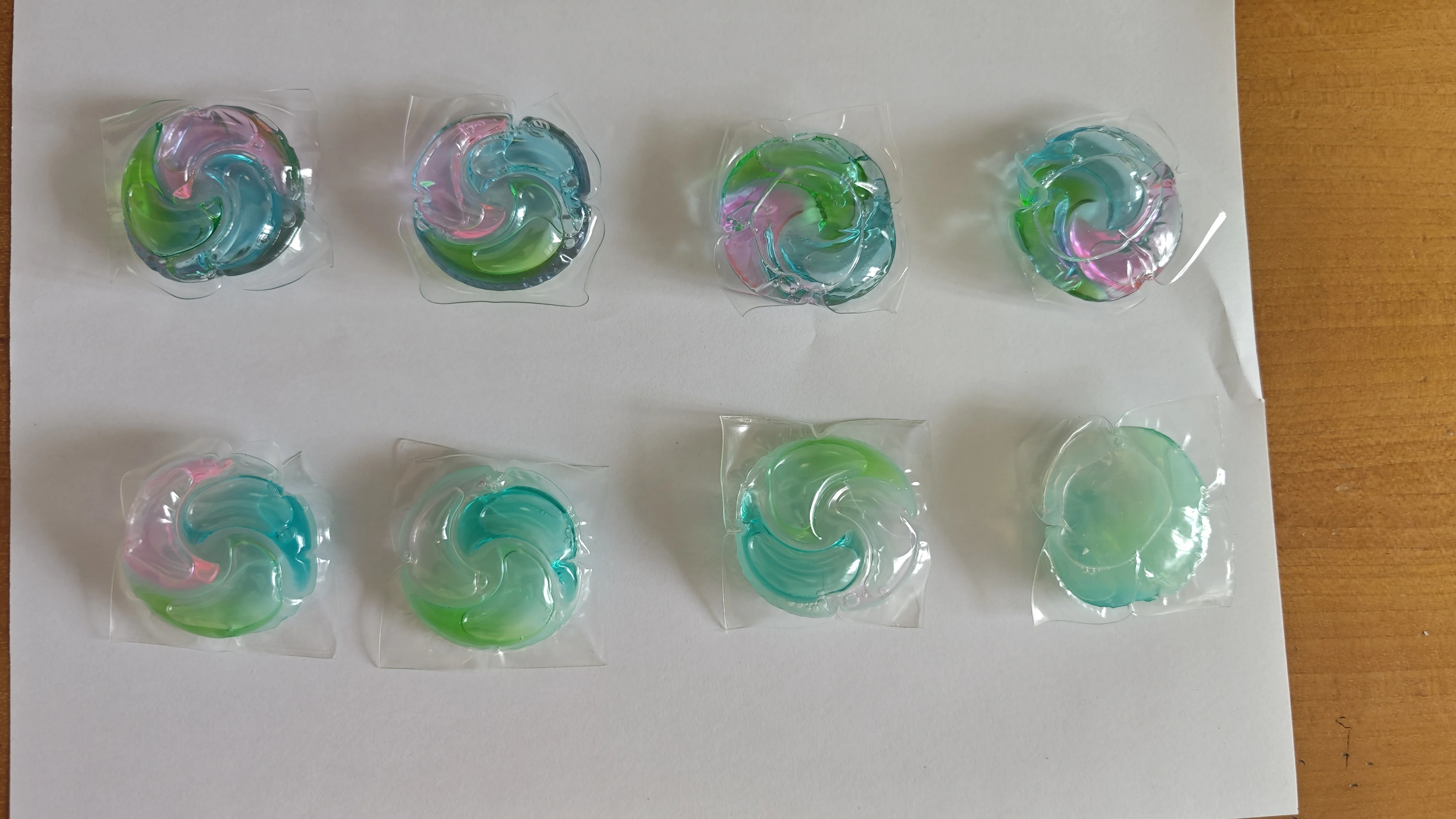 CHANO washing capsule OEM services Multiple chambers Customizable shape