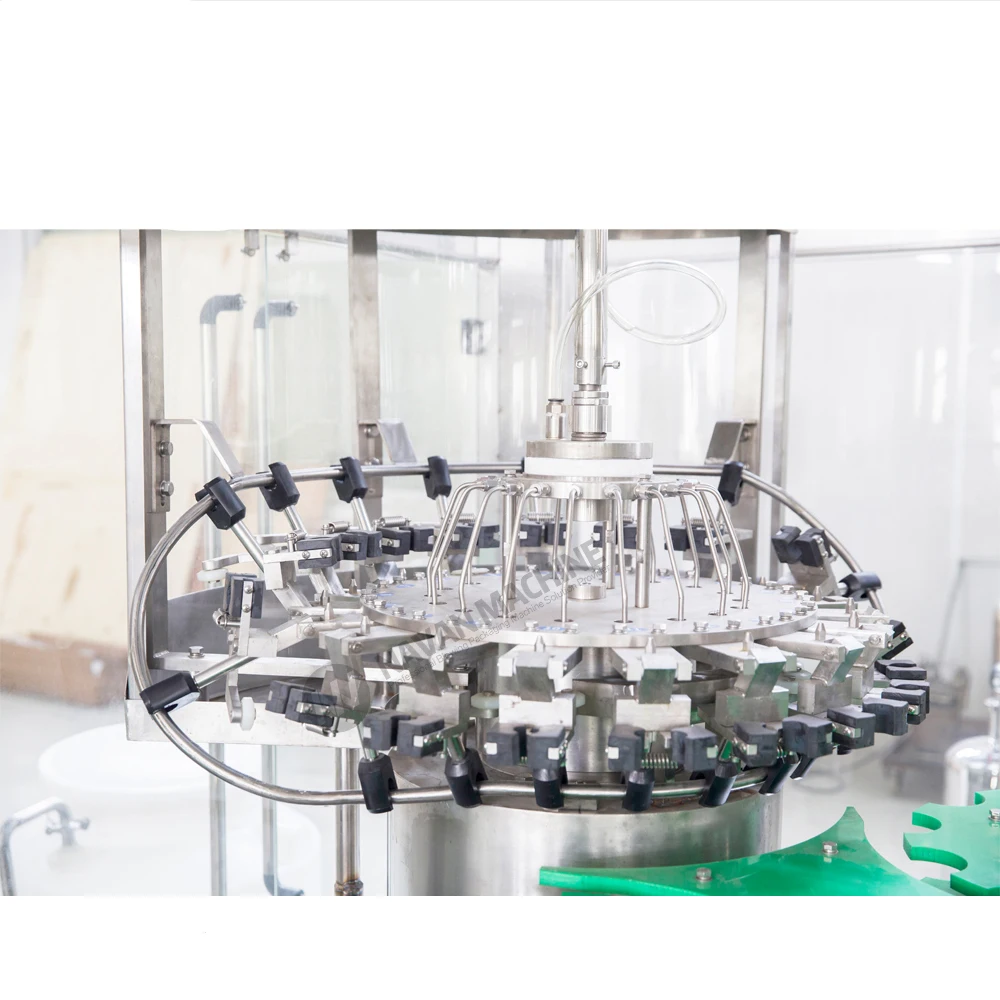 Fully Automatic Glass Bottle Red Wine Vodka Tequila Rum Filling Production Line