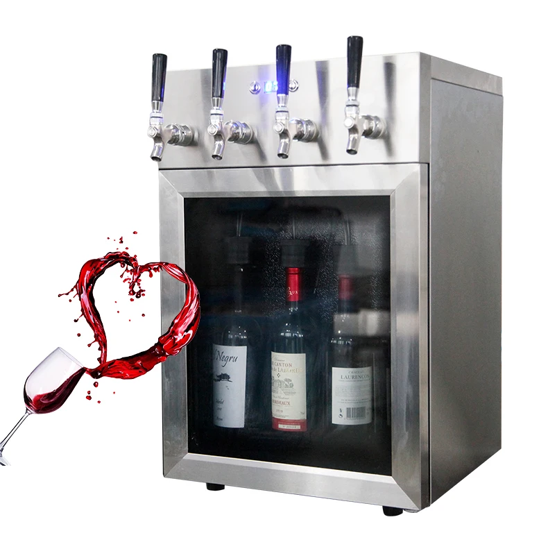 Stainless steel electric refrigerator wine cooler OEM bar usage wine fridge cellar