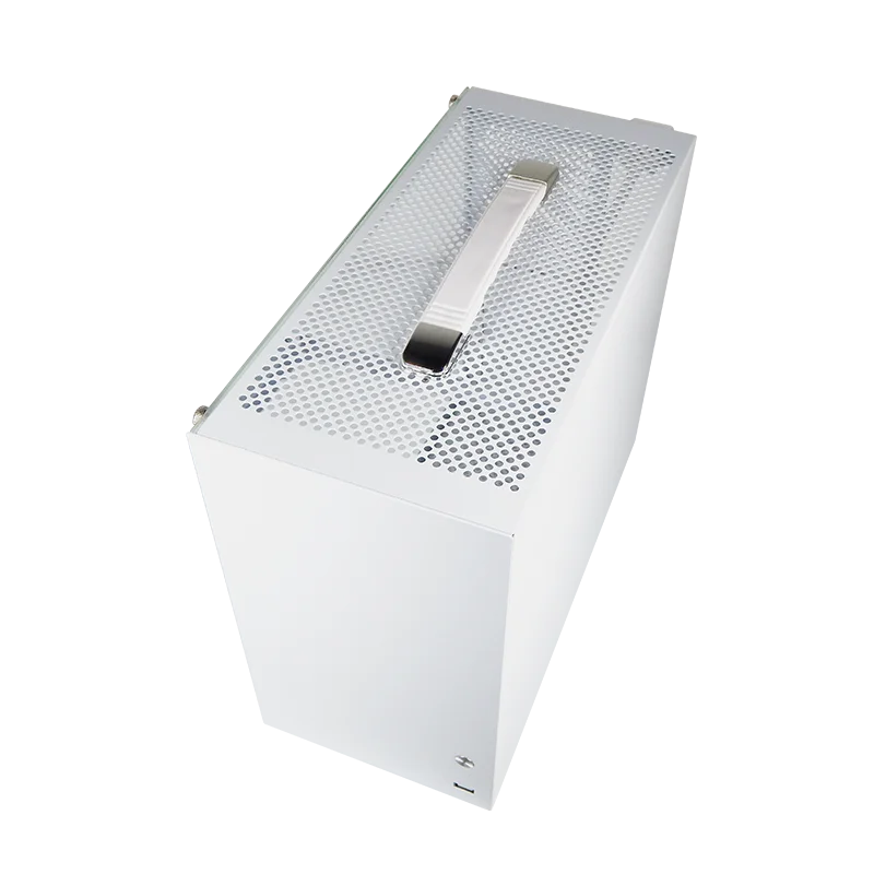 M-ATX case Glass side transparent computer desktop portable desktop support m-atx motherboard support SFX and ATX PSU