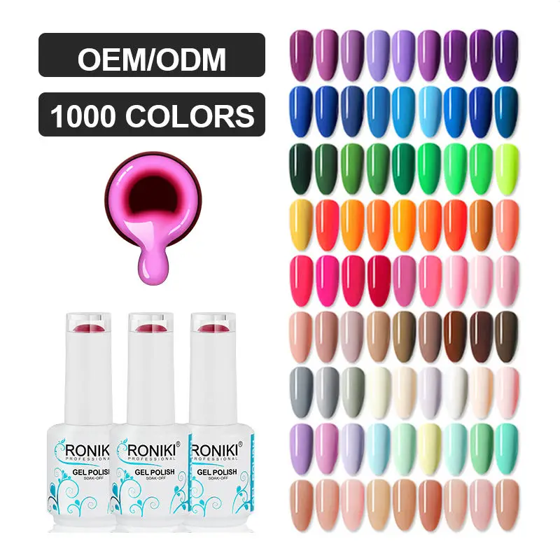 factory oem custom logo private label nails art colors gel varnish soak off nail lacquer uv/led lamp gel polish for wholesale