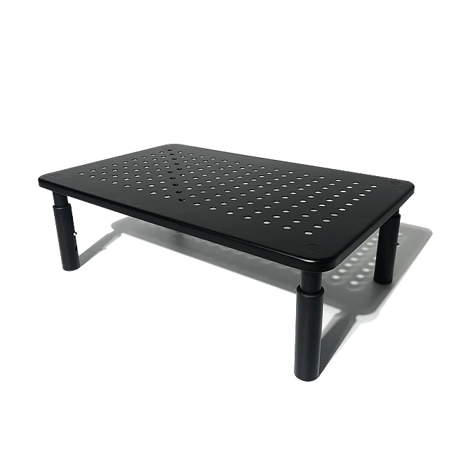 Height Adjustable Monitor Riser Metal Laptop Stand