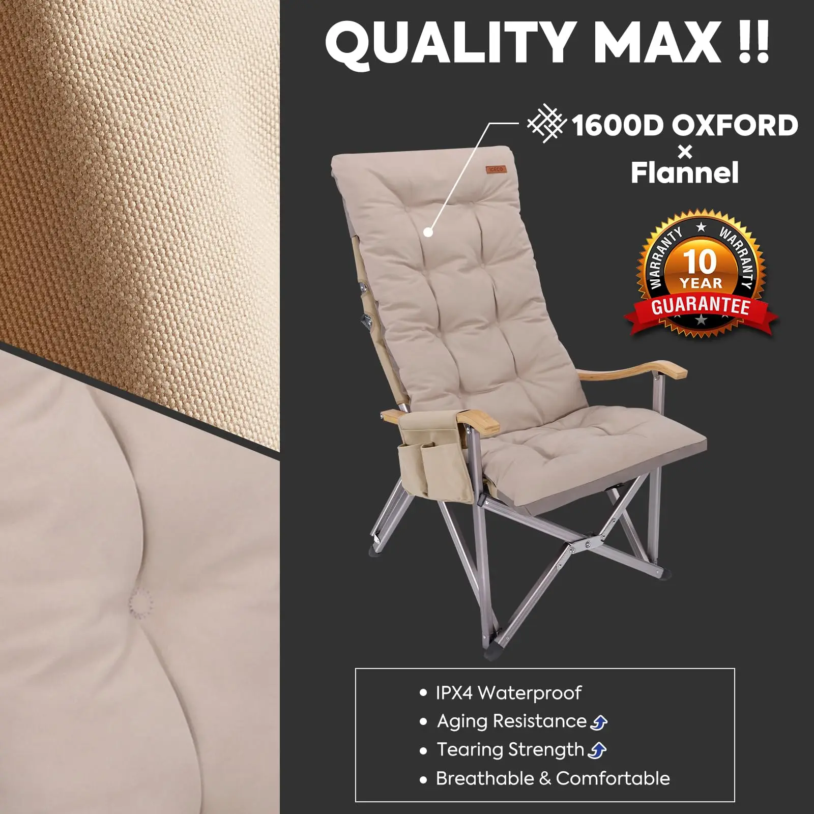 Factory Direct Sale Cheap Folding Camping Chairs Portable Chairs for Outside, Patio, Living Room