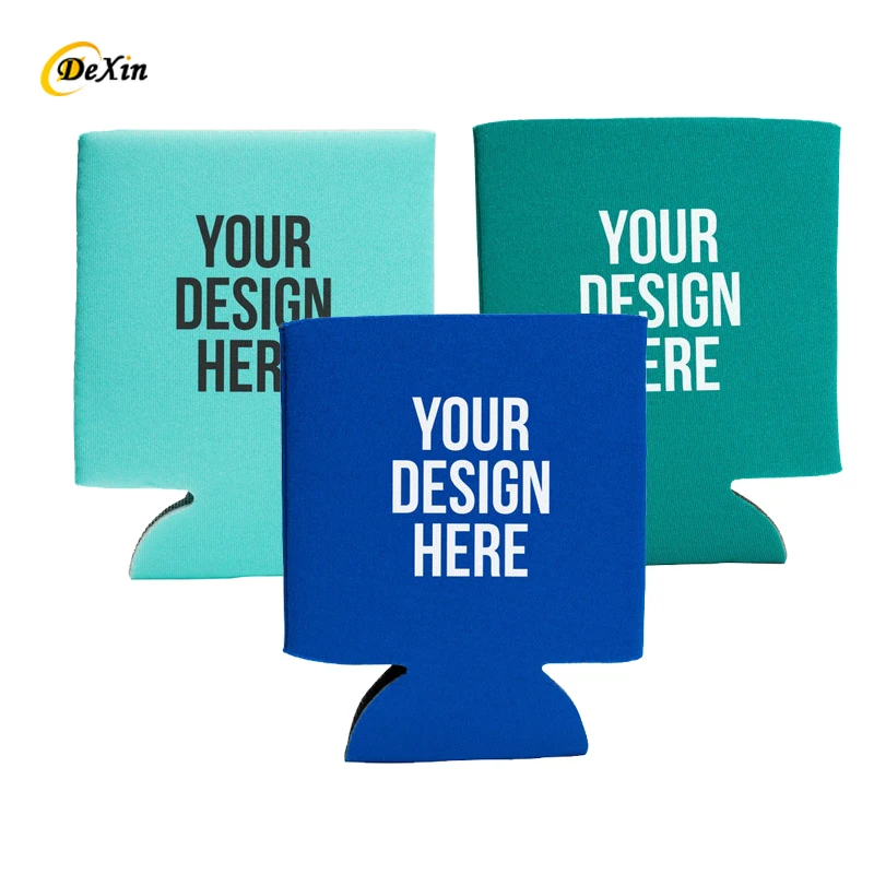 Low MOQ OEM Custom Logo Plain Insulated Slim Skinny 12 oz Sublimation Foam Can Koozies Bottle Beer Holder Coolers Sleeves