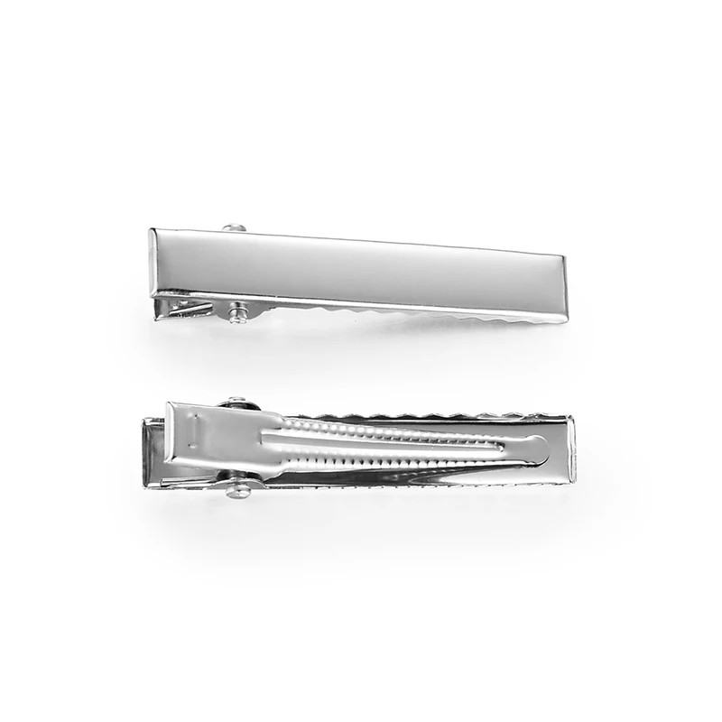 Daili Wholesale Flat Alligator Hair Clips 4.6CM Metal Fashion Hair Accessories for DIY