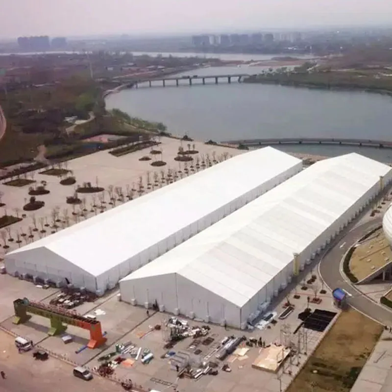 Professional High Quality Commercial Outdoor Warehouse Gazebo Tent for Weddings and Events Aluminum Steel Frame with PVC Cover