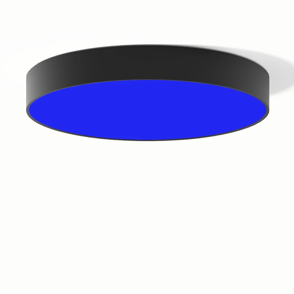 New product RGB round panel led suspension light for ceiling office lighting