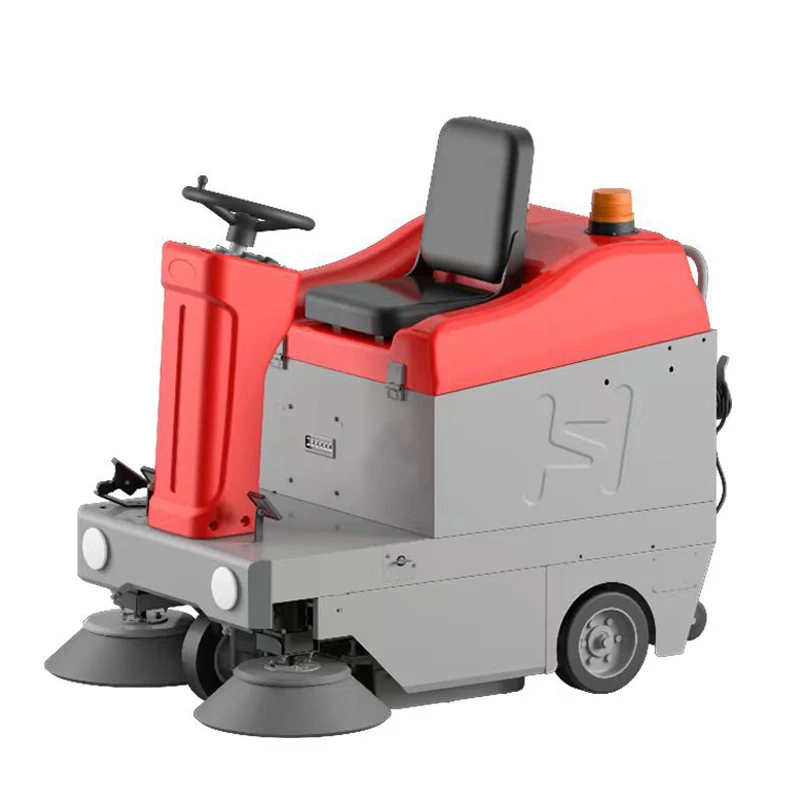 PB105 Outdoor Working Driving Floor Sweeper Ride On Road Sweeping Vacuuming Cleaning Equipment