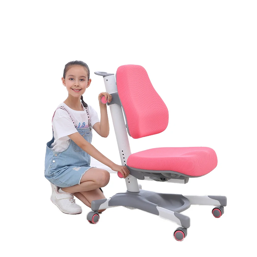 GMYD A6 Child ergonomic table chair kids for study room learning pink blue
