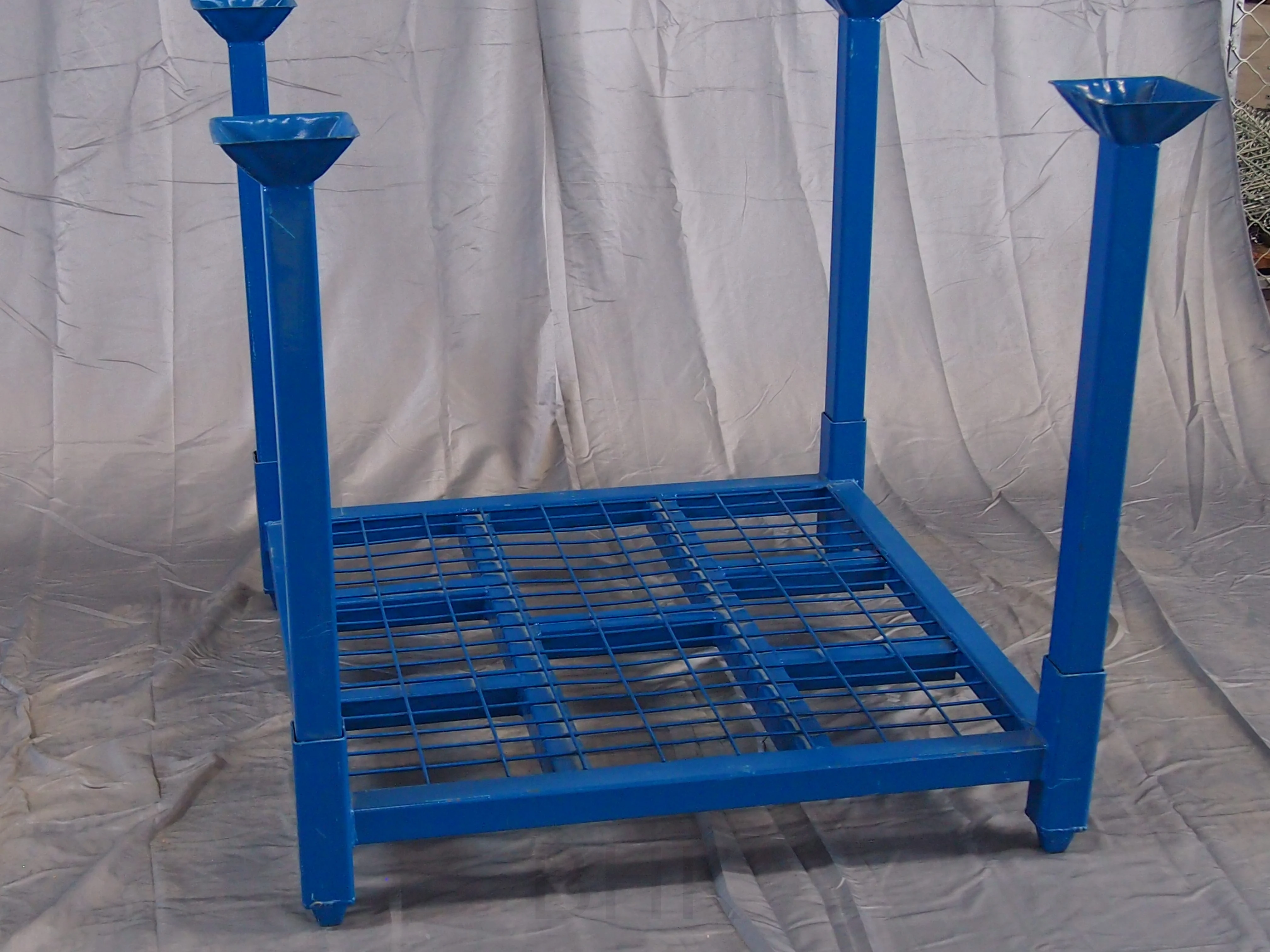 BHK91 Strong Metal Durable Stackable Collapsible Steel Pallet Rack with high quality