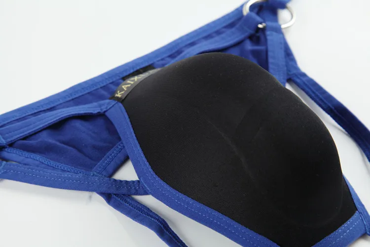 Мужские трусы, сексуальное нижнее белье, стринги, джоки с протектором для пениса