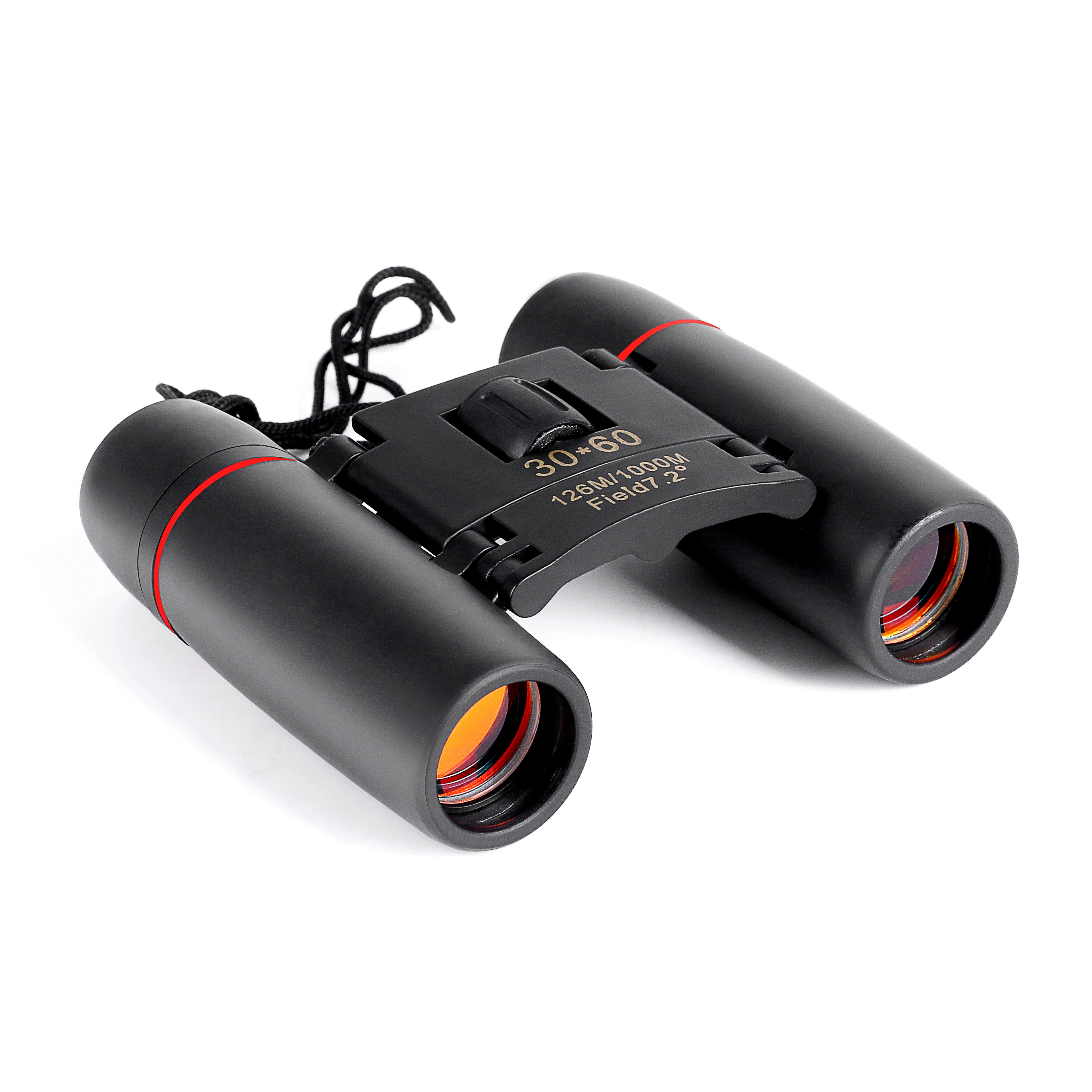 Zoom Telescope 30x60 Folding Binoculars with Low Light Night Vision for outdoor bird watching travelling hunting camping 1000m