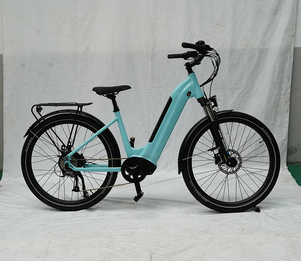 Ebike Заводская 27 5 'рама из алюминиевого сплава 500 Вт высокоскоростная Задняя Ступица Электрический городской велосипед 9 скоростей Женский электровелосипед