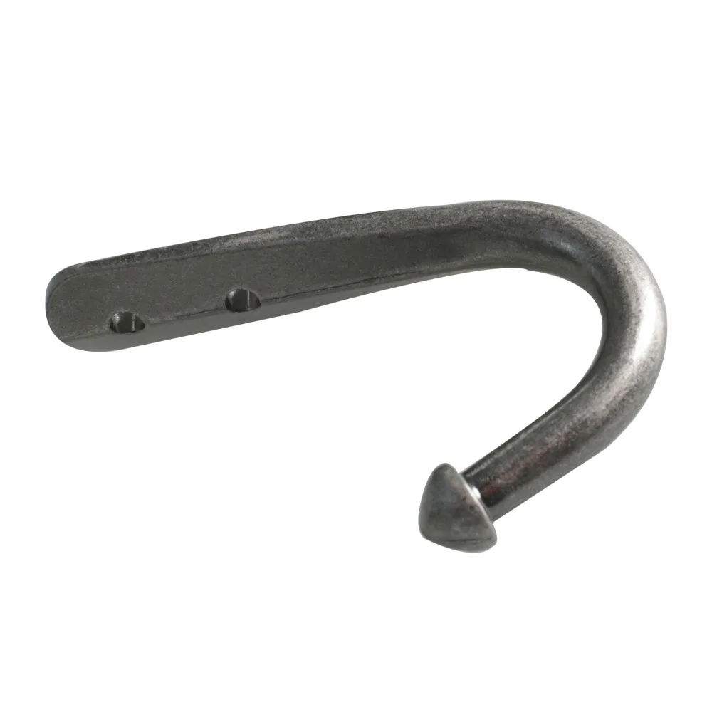 Farmhouse Decorative Antique Wall Coat Hook Cast Iron Hooks Single Robe Key Coat Hooks