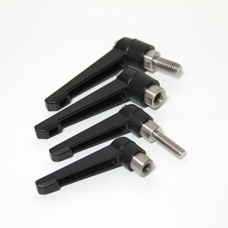 Stainless steel nut metal machine knob handle clamping adjustable handle lever knob lever locking handle