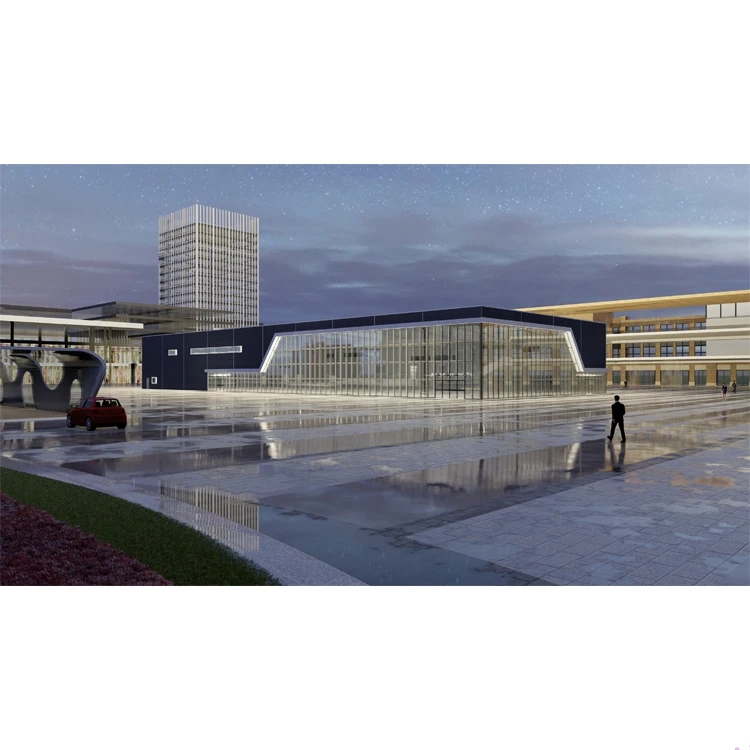 high quality Cheap Prefab Steel Structure Double Warehouse metal building Made In China