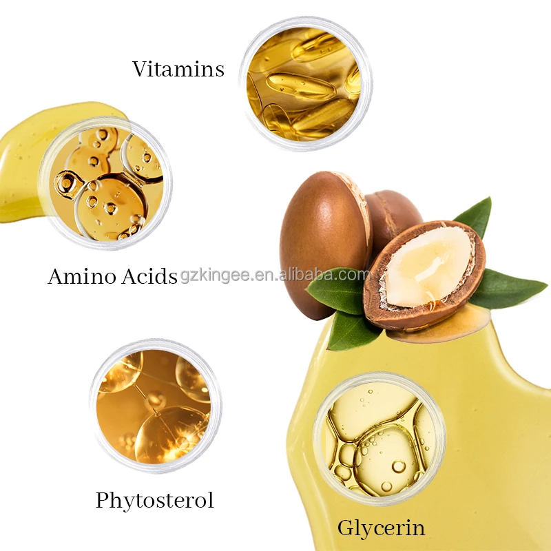 2023 Organic Natural Moroccan Argan Oil Essence INECTO Hair Serum Rich in VItamins Amino Acids Anti Hair Dryness