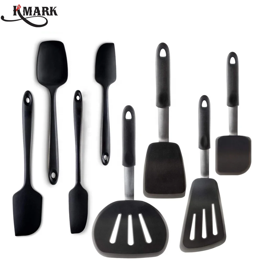 Professional Non-stick Cookware Silicone Kitchen Cooking 8 Pcs Utensils Set for kitchen utensils
