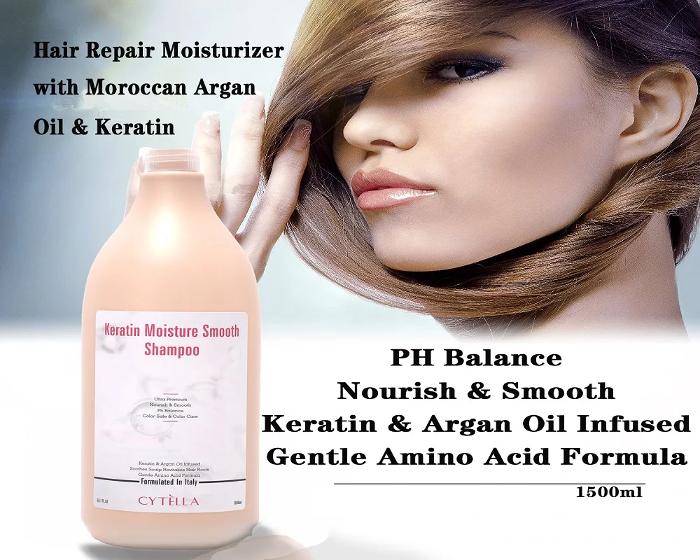 Shampoo-with  Keratin for Hair Loss and Thinning Hair-Fights Hair Loss, Sulfate Free - for Men and Women