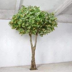 1:1 Simulation Orange Tree Customized Large Artificial Tree Indoor Decorative Fruit Tree