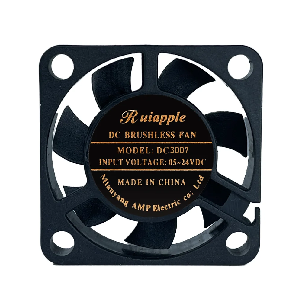 3007 DC 5V 12v 30x30x7mm 30mm Micro Axial Brushless Cooling Fans 12 Volt