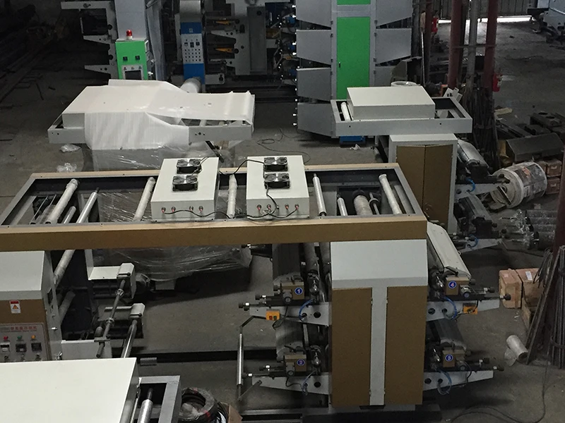 4 Color plastic film paper  Flexo Printing Machine